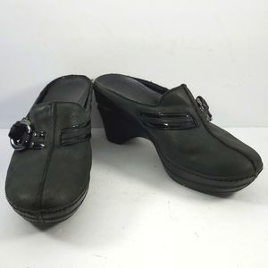 Cole Haan G Series Nike Air Black Leather Mules. Size 7.5AA.‎ S806